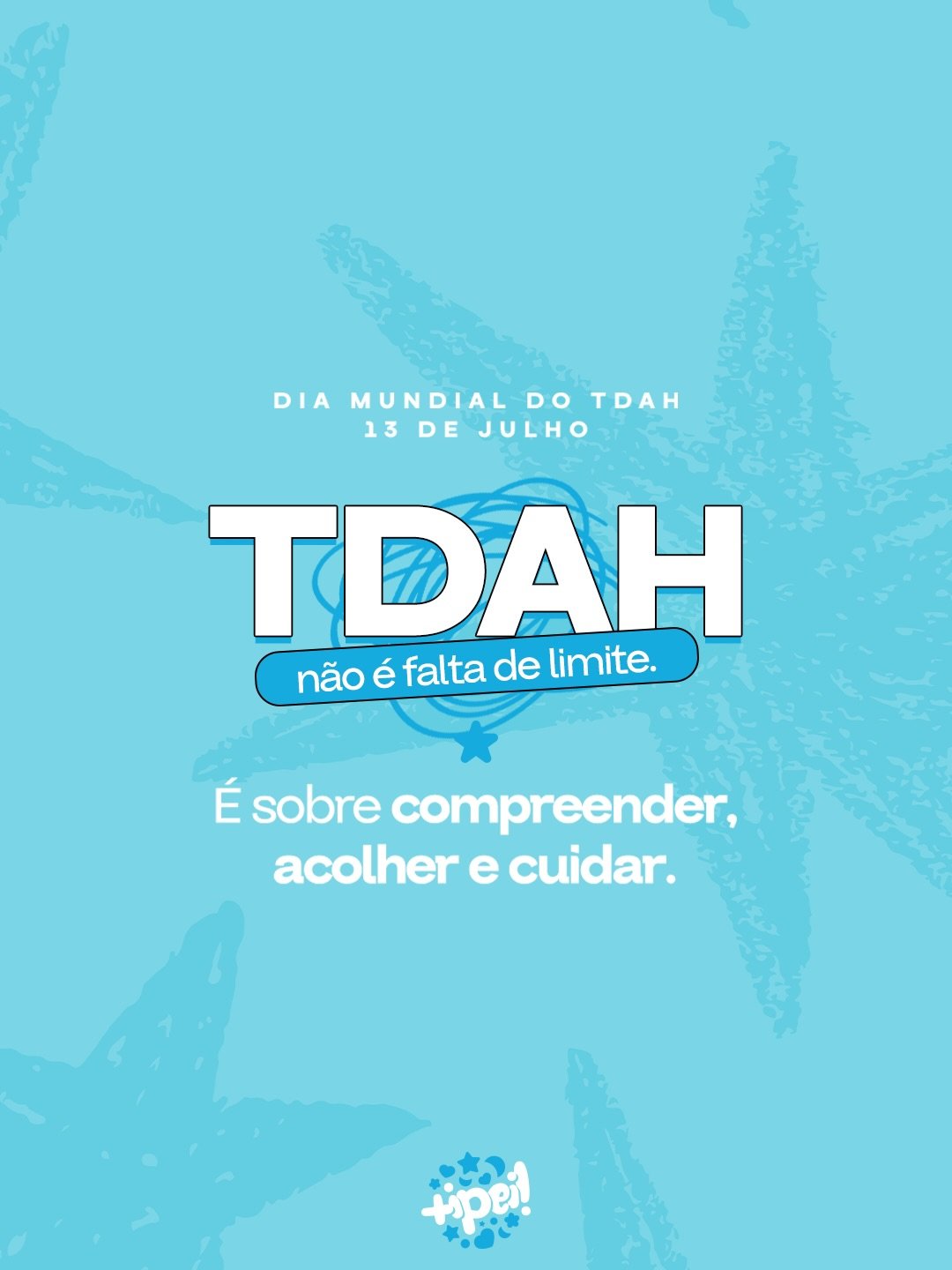 Compreender é o primeiro passo para acolher.
Neste Dia Mundial do TDAH, reforçamos a importância da informação, do respeito às individualidades e do acompanhamento especializado.🧠🩵